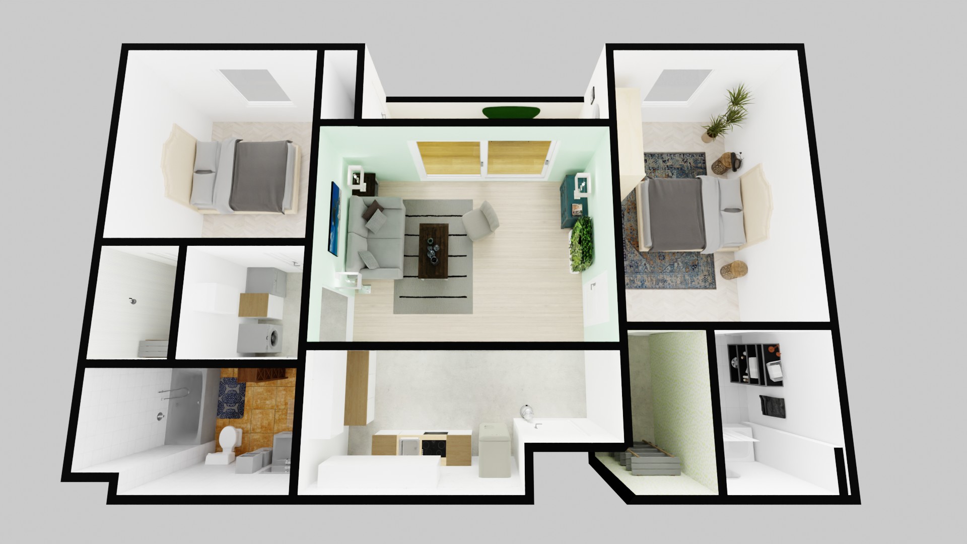 Residence 404 floor plan